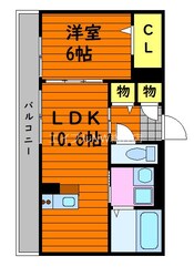 ル・シェル中庄Ⅱの物件間取画像